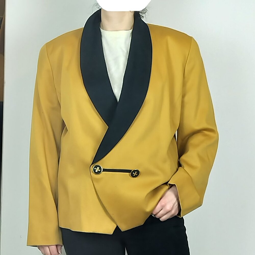 Vintage Mr. Jax Virgin Wool Blazer Made in‎ Canada Size 14 (modern size 10)